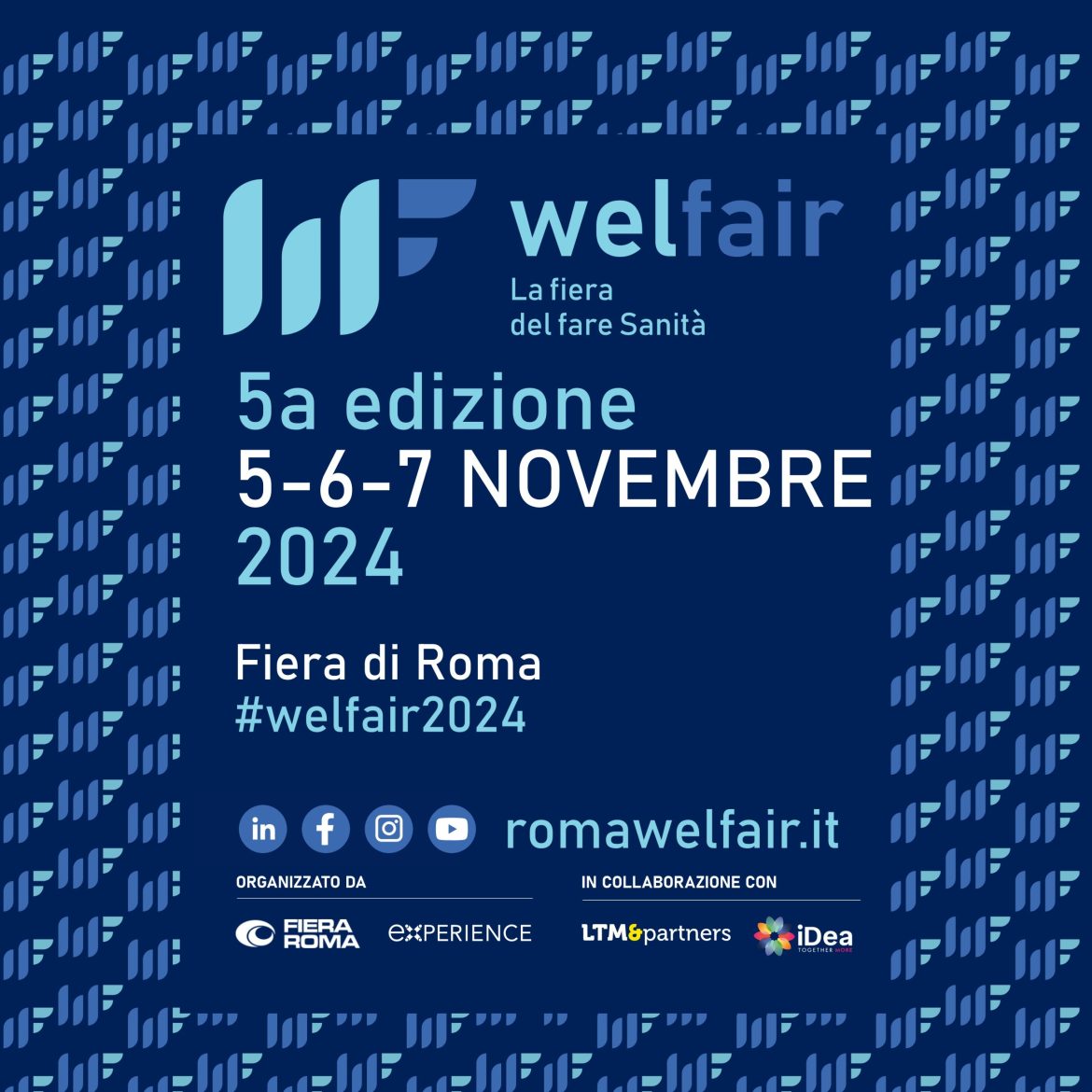 Locandina di Welfair 2024 - Fiera del FARE Sanità